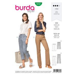 Burda Style Schnittmuster - Hose - Bügelfaltenhosen - Nr.6432
