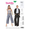 Burda Style Schnittmuster - Hose - Bundfaltenhose - Culotte - Nr.6436