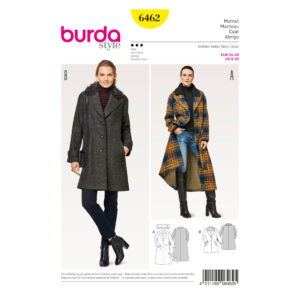 Burda Style Schnittmuster - Mantel - Blazermantel - Nr. 6462
