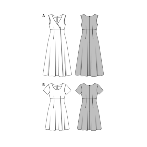 Burda Style Schnittmuster - Kleid mit Wickeleffekt - Nr. 6496 – Bild 5