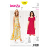 Burda Style Schnittmuster - Kleid mit Wickeleffekt - Nr. 6496