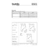 Burda Style Schnittmuster - Top - V-Ausschnitt und Saumvolant - Nr.6501 – Bild 5
