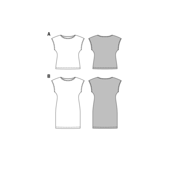 Burda Style Schnittmuster - Kleid & Top ärmellos - Nr. 6540 – Bild 7
