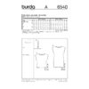 Burda Style Schnittmuster - Kleid & Top ärmellos - Nr. 6540 – Bild 6