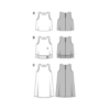 Burda Style Schnittmuster - Kleid + Top & Layering-Top - Nr. 6541 – Bild 7