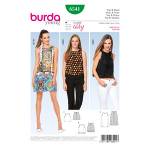Burda Style Schnittmuster - Kleid + Top & Layering-Top - Nr. 6541