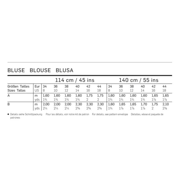 Burda Style Schnittmuster - Bluse - Blusenshirts mit V-Ausschnitt - Nr.6632 – Bild 7