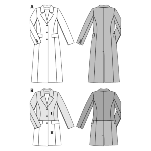 Burda Style Schnittmuster - Mantel - Blazermantel und Jacke - Nr. 6845 – Bild 5