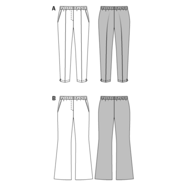 Burda Style Schnittmuster - Hose - Schlupfhose schmal oder weit - Nr. 6859 – Bild 4