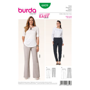 Burda Style Schnittmuster - Hose - Schlupfhose schmal oder weit - Nr. 6859