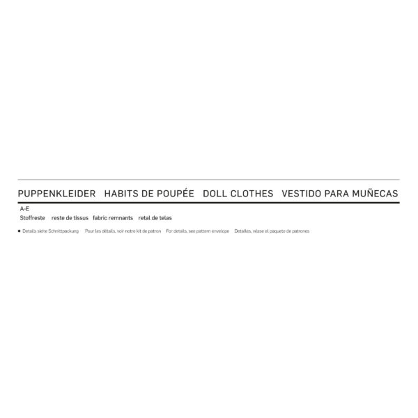 Burda Style Schnittmuster - Puppenkleider - Nr. 6960 – Bild 6