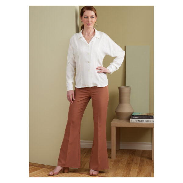 Butterick Schnittmuster - B6898 - Bluse mit  Reverskragen – Bild 7