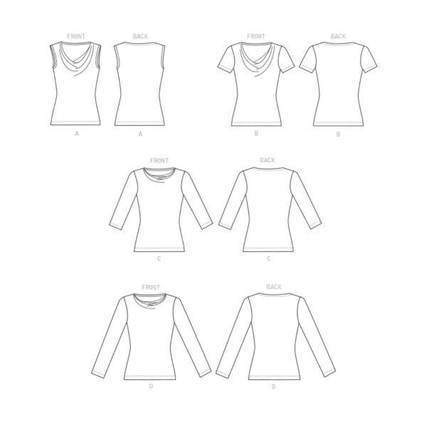 Butterick Schnittmuster - B6847 - Shirt, Sommertop für Damen – Bild 7