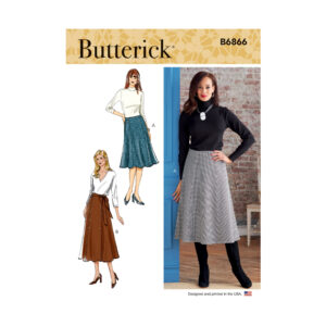 Butterick Schnittmuster - B6866 -  Bahnenrock
