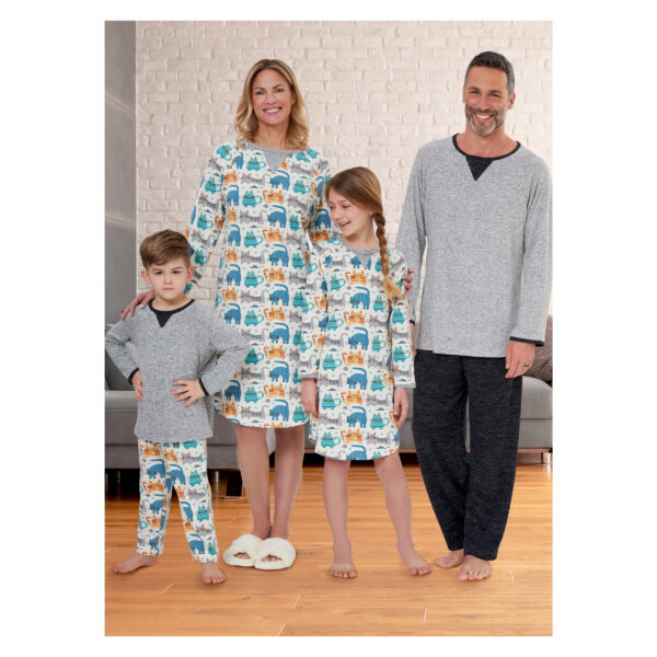 Butterick Schnittmuster - B6867 - Nachtwäsche, Schlafanzüge, Unisex – Bild 2