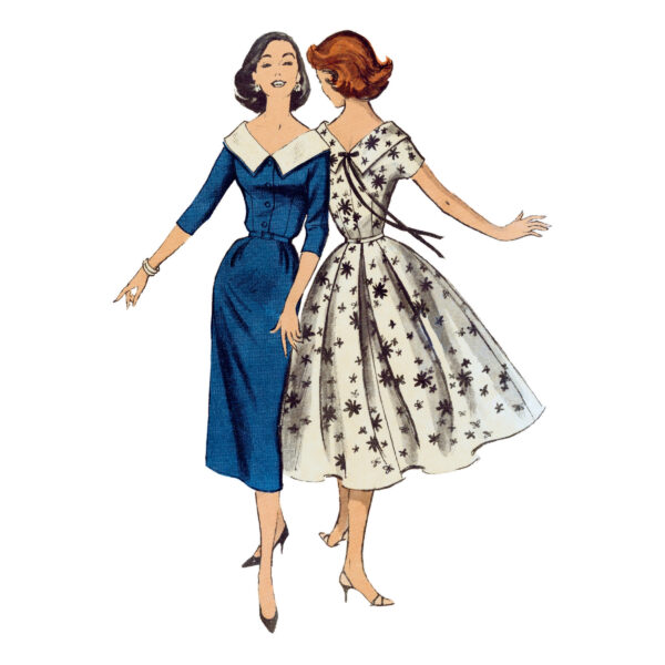 Butterick Schnittmuster - Retro - B6870 - Kleid der 50er Jahre – Bild 2