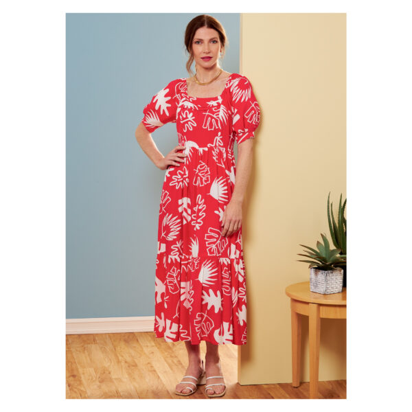 Butterick Schnittmuster - B6872 - Sommerkleid mit Volant am Rocksaum – Bild 2