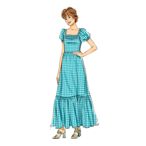 Butterick Schnittmuster - B6872 - Sommerkleid mit Volant am Rocksaum – Bild 5