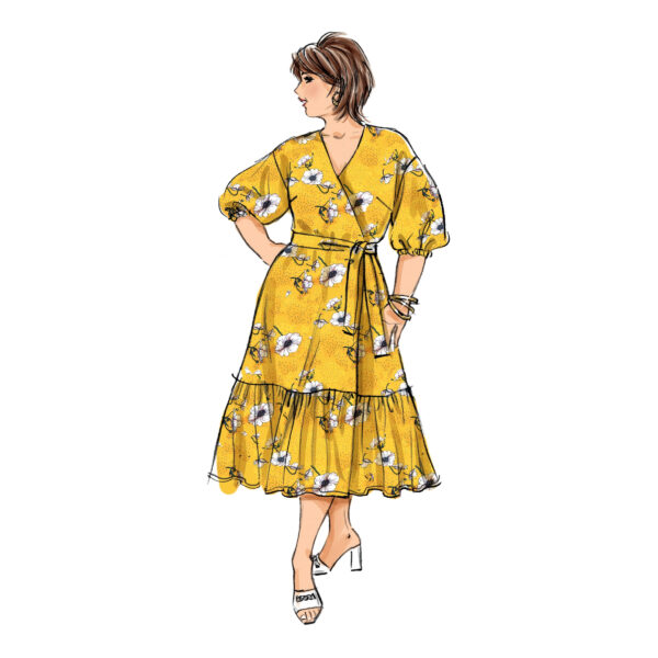 Butterick Schnittmuster - B6873 - sommerliches Wickelkleid – Bild 5