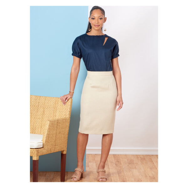 Butterick Schnittmuster - B6875 - schlichtes Shirt mit raffiniertem Ausschnitt – Bild 3