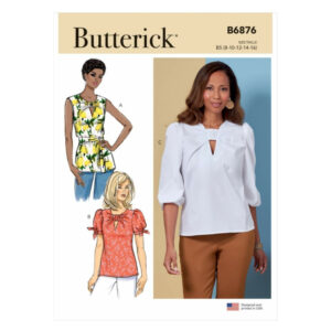 Butterick Schnittmuster - B6876 - Damenshirt, Bluse