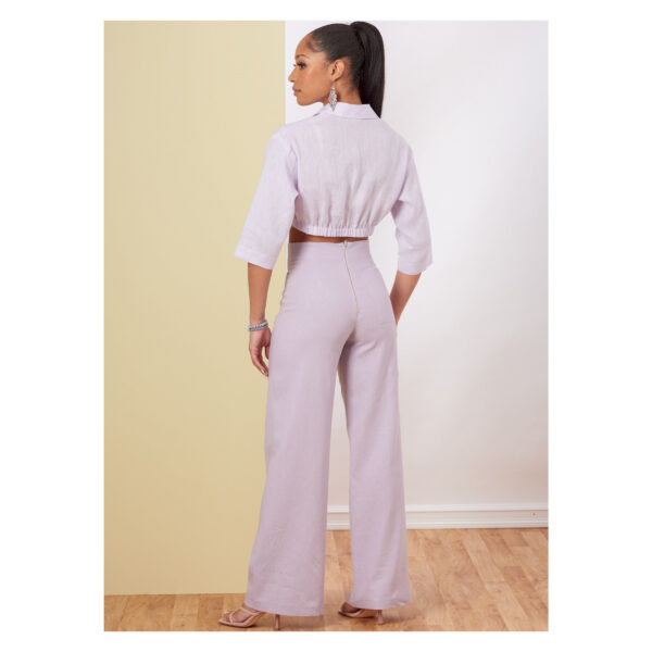 Butterick Schnittmuster - B6880 - Damenhose und Hemdbluse – Bild 3