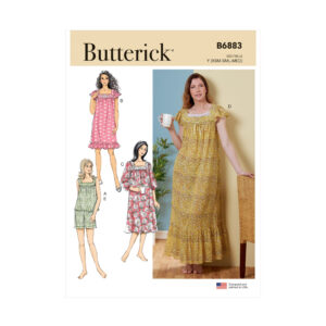 Butterick Schnittmuster - B6883 -  Nachtwäsche für die Dame