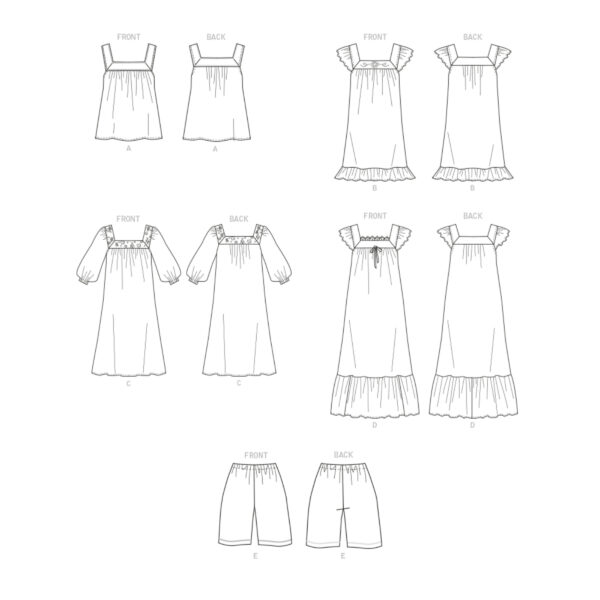 Butterick Schnittmuster - B6883 -  Nachtwäsche für die Dame – Bild 8
