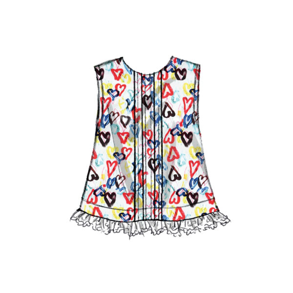 Butterick Schnittmuster - B6884 - Babykombination – Bild 6