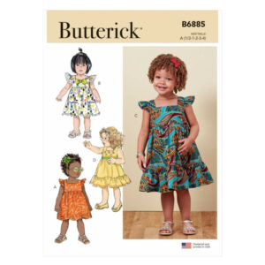 Butterick Schnittmuster - B6885 - Babykleidchen