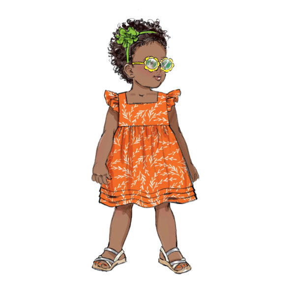 Butterick Schnittmuster - B6885 - Babykleidchen – Bild 5