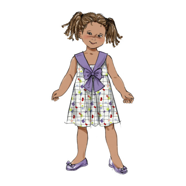 Butterick Schnittmuster - B6886 - Baby - Kleinkinder Kleid – Bild 5