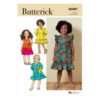 Butterick Schnittmuster - B6887 - Kleinkinder , Wickelkleid