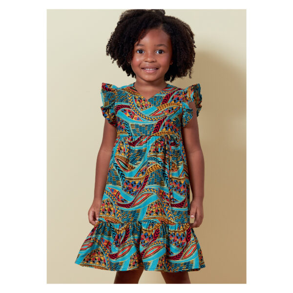 Butterick Schnittmuster - B6887 - Kleinkinder , Wickelkleid – Bild 2