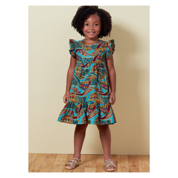 Butterick Schnittmuster - B6887 - Kleinkinder , Wickelkleid – Bild 3