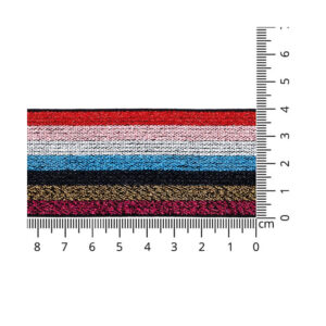 Elastikband - Gummiband - Zierband - Meterware - 40 mm - mehrfarbig