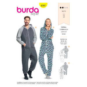 Burda Style Schnittmuster - Overall - Jumpsuit für Sie und Ihn - Nr.6397
