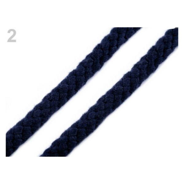 1,10 EURO/m-  2,5 Meter Kordel, Docht - BW-Mischung - Ø 10 mm - geflochten - verschiedene Farben – Bild 4