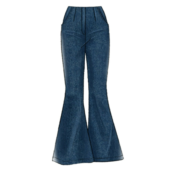 McCalls Schnittmuster M7934 - Hose - dreiviertel Hose - mit Schlag – Bild 5