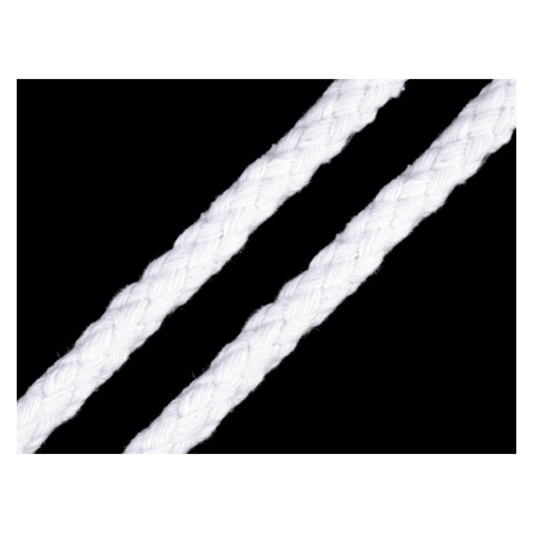 1,10 EURO/m-  2,5 Meter Kordel, Docht - BW-Mischung - Ø 10 mm - geflochten - verschiedene Farben – Bild 3