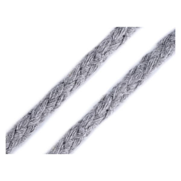 1,10 EURO/m-  2,5 Meter Kordel, Docht - BW-Mischung - Ø 10 mm - geflochten - verschiedene Farben – Bild 6
