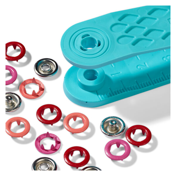 Prym Love - Nähfrei Druckknöpfe - inkl. Werkzeug - 8mm - 2 Farben – Bild 3