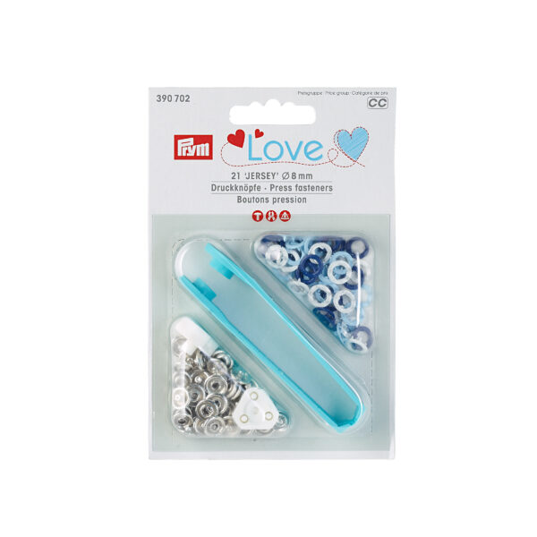 Prym Love - Nähfrei Druckknöpfe - inkl. Werkzeug - 8mm - 2 Farben – Bild 7