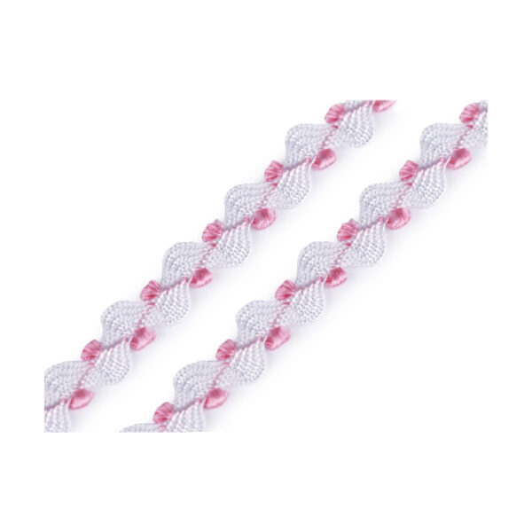 0.59EUR/m - 5m Zackenlitze - 4 mm / 6 mm - Viskose  Zick Zack - 2-farbig versch. Farben – Bild 5