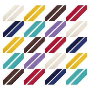 1.46EURO/M - 4 Meter Klettverschluss - Haken + Plüsch - 20 mm - versch. Farben