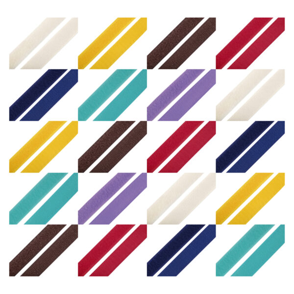 1 Meter Klettverschluss - Haken + Plüsch - 20 mm - versch. Farben