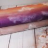 18.91 EUR/ 1m - French Terry - Cloudy Sky by lyckling design - Lachs - Panel 70 cm – Bild 4