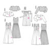 Burda Style-Schnittmuster - langes Dirndl Tracht - 8448 – Bild 5