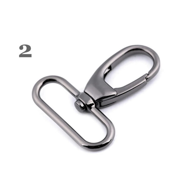 2 Stk. Karabiner - Karabinerhaken für 38mm Gurtband / Schlüsselband - Farben – Bild 4
