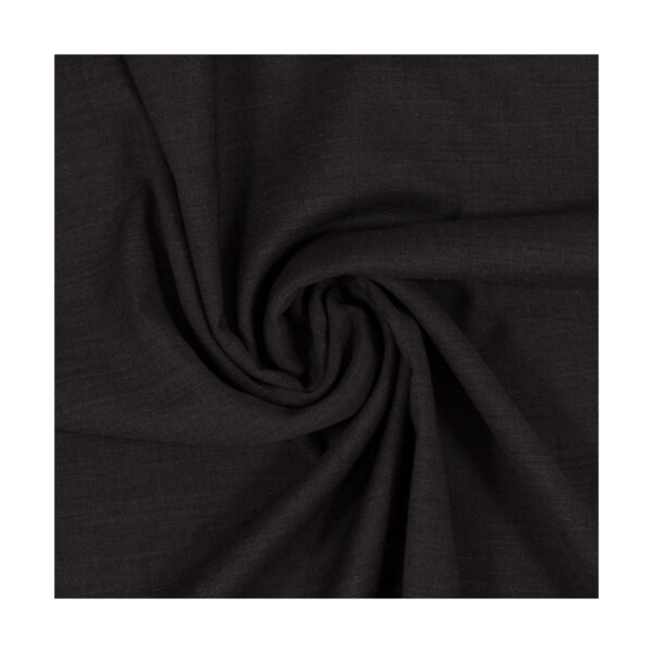 12.60EUR/ 1m - Hosenstoff, Anzugstoff -  Webware, Wolle - anthrazit